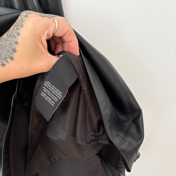 7 for all mankind vegan leather dress - Picture 4 of 6